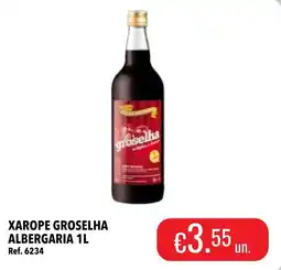 Central Cash Xarope groselha albergaria promoção