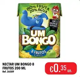 Central Cash Nectar um bongo 8 frutos promoção