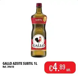 Central Cash Gallo azeite subtil promoção