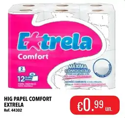 Central Cash Hig papel comfort extrela promoção