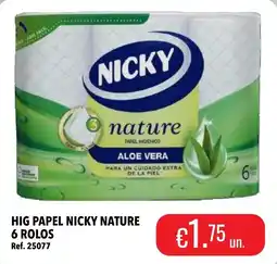 Central Cash Hig papel nicky nature promoção