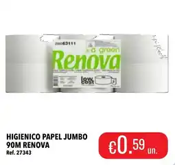 Central Cash Higienico papel jumbo 90m renova promoção
