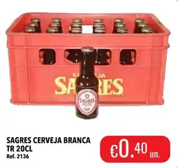 Central Cash Sagres cerveja branca promoção
