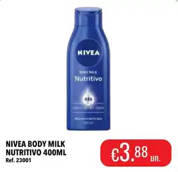 Central Cash nivea body milk nutritivo promoção