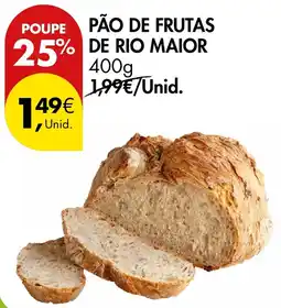 Pingo Doce Pão de frutas de rio maior promoção