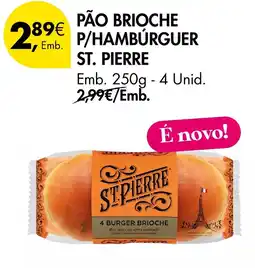 Pingo Doce Pão brioche p/hambúrguer st. pierre promoção