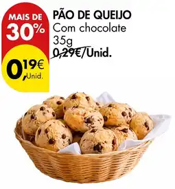 Pingo Doce Pão de queijo com chocolate promoção