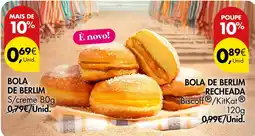 Pingo Doce Bola de berlim recheada promoção