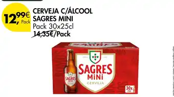 Pingo Doce Cerveja c/álcool sagres mini promoção