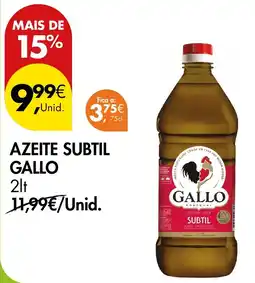 Pingo Doce azeite subtal gallo promoção
