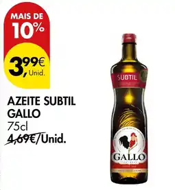 Pingo Doce azeite subtil gallo promoção