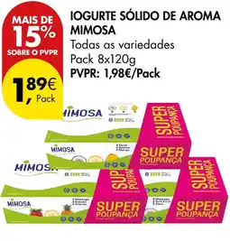 Pingo Doce Iogurte sólido de aroma mimosa promoção