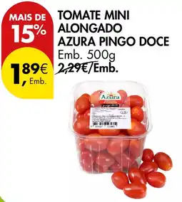 Pingo Doce tomate mini alongado azura promoção