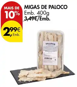 Pingo Doce Migas de paloco promoção
