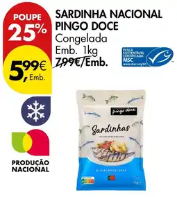 Pingo Doce sardinha nacional pingo doce promoção