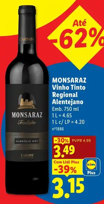 Monsaraz vinho tinto regional alentejano