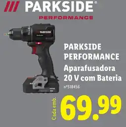 Lidl Parkside performance aparafusadora 20 v com bateria promoção