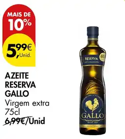 Pingo Doce azeite reserva gallo promoção