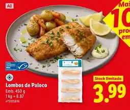 Lidl Lombos de Paloco promoção