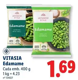 Lidl Vitasia edamame promoção