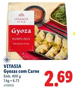 Lidl Vitasia Gyozas com Carne promoção