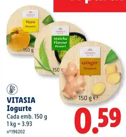 Lidl Vitasia Iogurte promoção