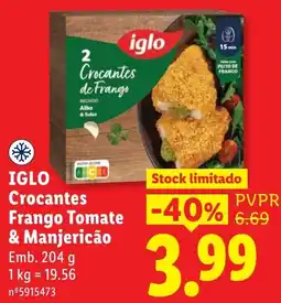 Lidl Iglo Crocantes Frango Tomate & Manjericao promoção