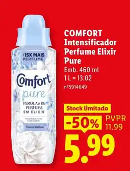 Lidl Comfort pure promoção