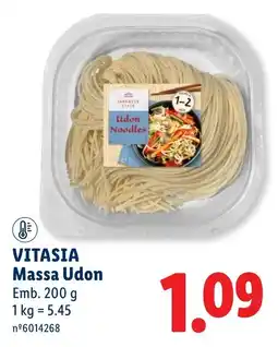 Lidl Vitasia Massa Udon promoção