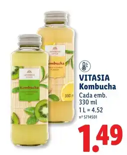 Lidl Vitasia Kombucha promoção
