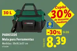Lidl Mala para Ferramentas Parkside promoção