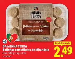 Lidl Da minha terra bolinhas com alheira de mirandela promoção