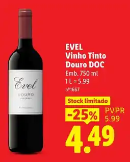 Lidl evel vinho tinto douro doc promoção