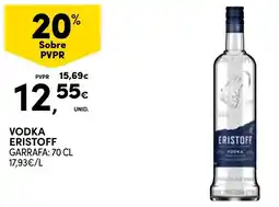 Continente vodka eristoff promoção