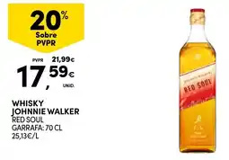 Continente whisky johnnie walker red soul promoção