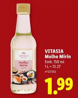 Lidl Vitasia molho mirin promoção