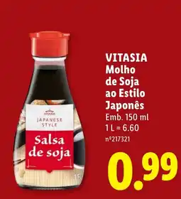 Lidl Vitasia salsa de soja promoção