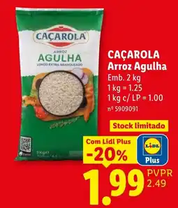 Lidl Caçarola arroz agulha promoção