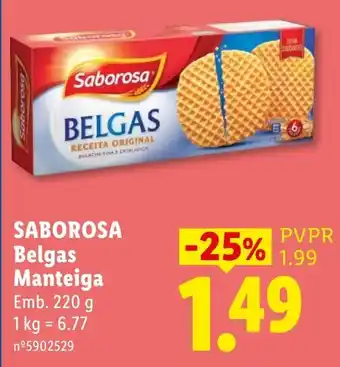 Lidl Saborosa Belgas Manteiga promoção