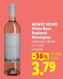 Lidl monte velho vinho rosé regional alentejano promoção