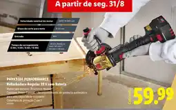 Lidl Parkside Performance Rebarbadora Angular 20 V com Bateria promoção