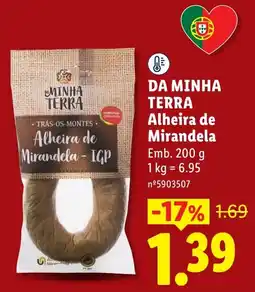 Lidl da minha terra alheira de mirandela promoção