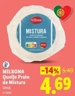 Lidl Milbona queijo prato de mistura promoção