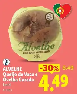 Lidl Alvelhe Queijo de Vaca e Ovelha Curado promoção