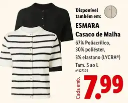Lidl Esmara casaco de malha promoção