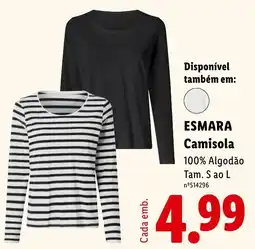 Lidl esmara camisola promoção