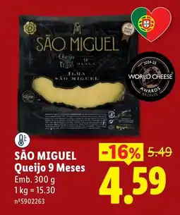 Lidl São Miguel Queijo 9 Meses promoção