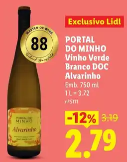 Lidl portal do minho alvarinho promoção