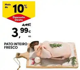 Continente Pato inteiro fresco promoção