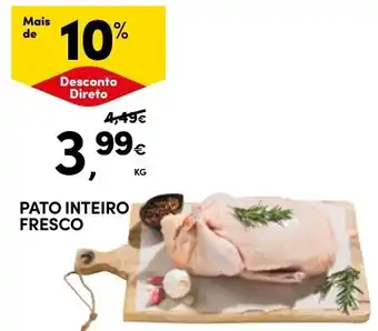 Continente Pato inteiro fresco promoção